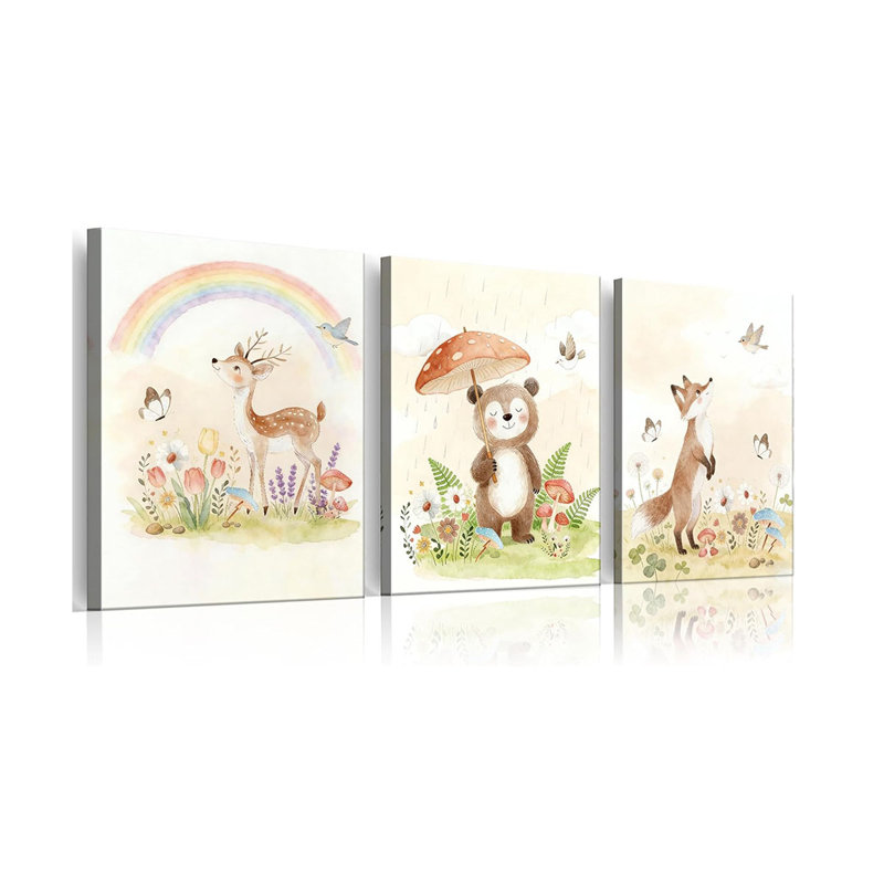 3 Piece Wrapped Canvas Print