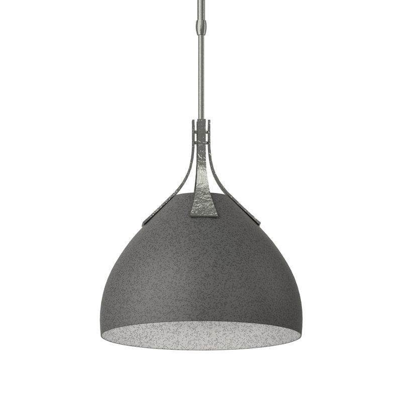 Summit 1 - Light Single Dome Pendant, Natural Iron, Sterling
