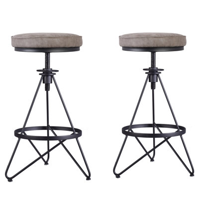 Tabouret pivotant à hauteur réglable