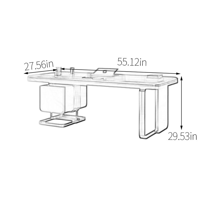 Degeorge, 29.53" H x 55.12" W x 27.56" D