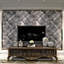 10m x 53cm 3D Embossed Matte Wallpaper Roll-50912294