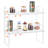 2 Tier Steel Kitchen Storage Shelf With Adjustable Height, Expandable Width, Stackable Design For Organization And Space Optimization Optimal Use