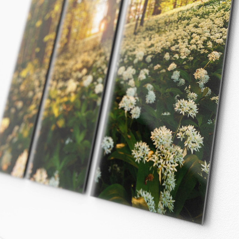 3 Piece No Frame Painting on Glass