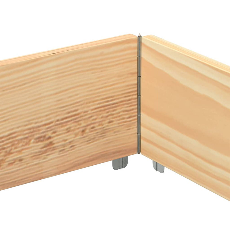Union Rustic Garden Planter 31.5"X23.6" Solid Pine Wood, Light Brown, 8.5" H x 31.5" W x 23.6" D
