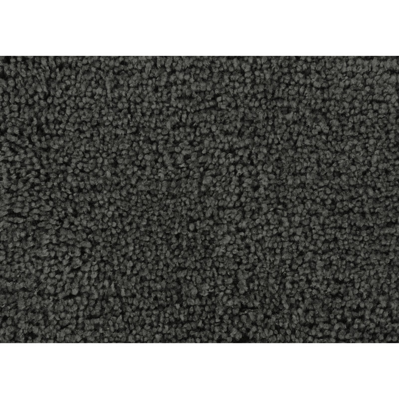 Treye 3-piece nylon bath mat set with non-slip backing, Gris foncé