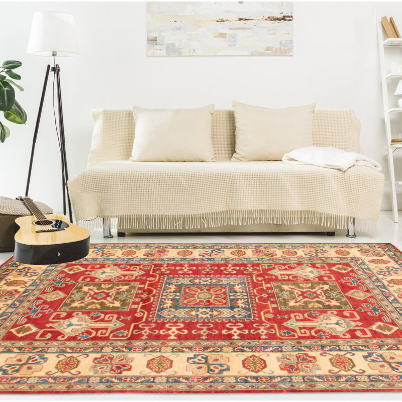 Tapis rouge Finest Ghazni 6 pi 7 po x 9 pi 7 po