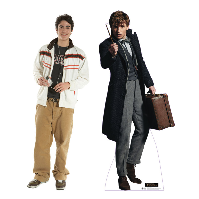 Life-Size Cardboard Cutout of Newt Scamander with Suitcase