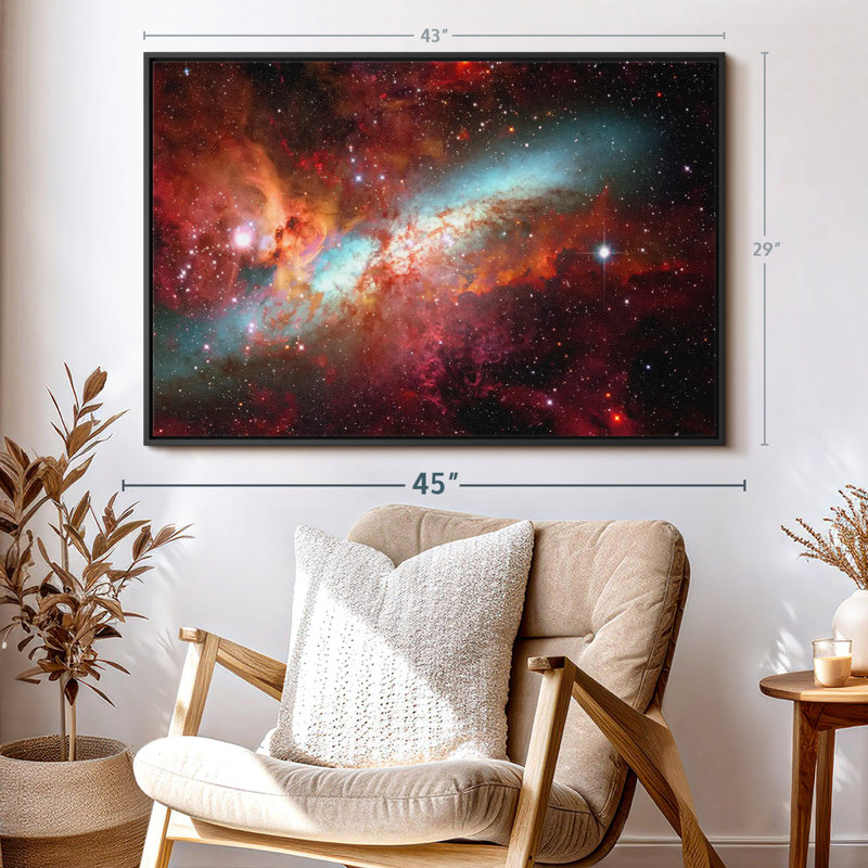 Galaxy Nebula Canvas Print, 29" H x 43" W