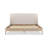 Cloey UPHOLSTERED KING BED IVORY BOUCLE SMOKE OAK-124539765-124539767
