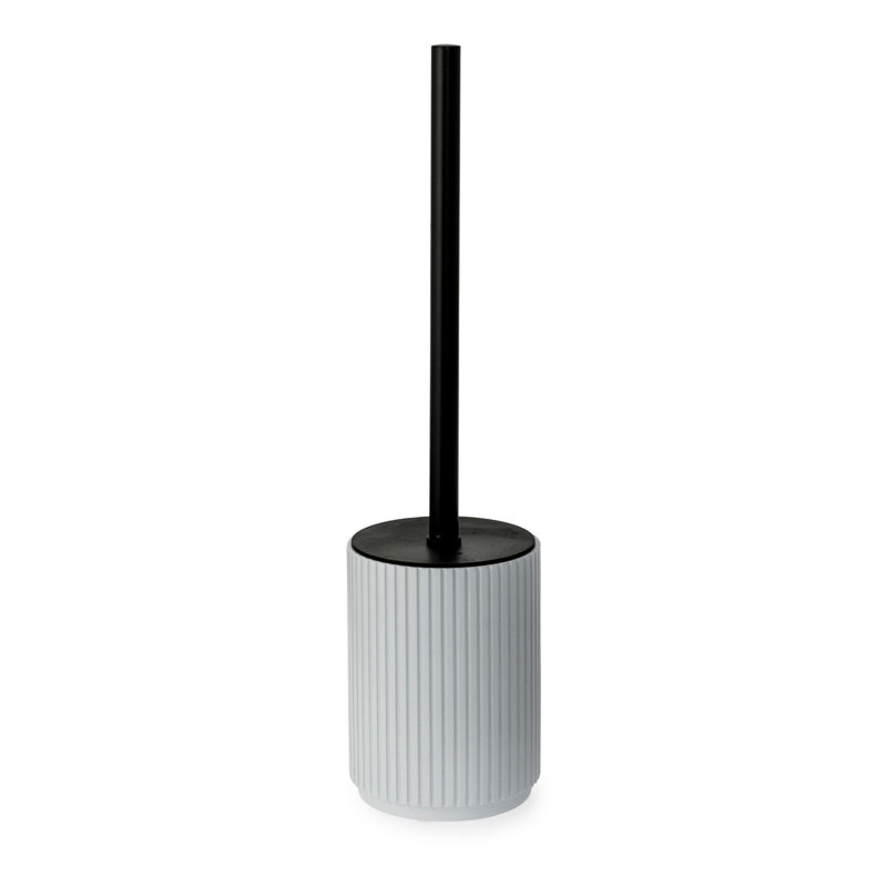 Berkeley Toilet Brush & Holder - White, White