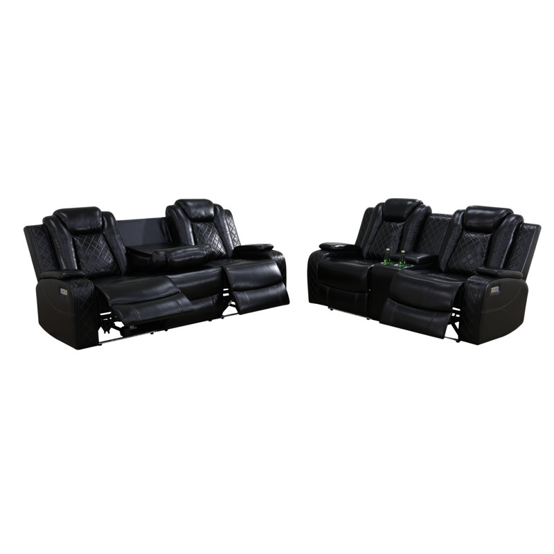 Wisbech Power Recliner Sofa Loveseat Set