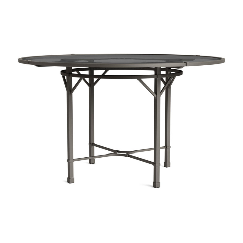 Venetian Outdoor Round Dining Table, Mica, 48" D