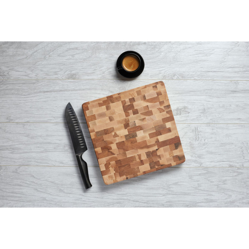 Labelll Canadian Maple Butcher Block Cutting Board With Rubber Feet