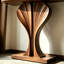 Console en bois massif de style médiéval.-129845892