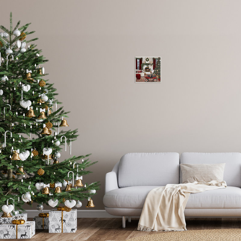 Christmas Hearth Lounge Canvas Wall Art by Grateful Licencing
