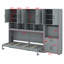 Unité murale escamotable avec bureau, rangement pour placard et tiroirs Murphy-1529986285