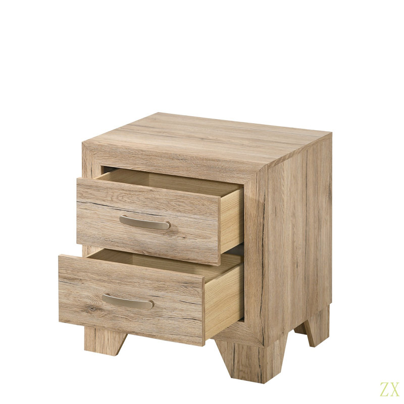 Table de chevet contemporaine 2 tiroirs