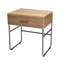 Audrina 50cm W Solid Wood Bedside Table