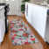Machine Washable Indoor/Outdoor Christmas Nutcracker Xhevrie Silver Rug