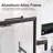 44"-48"W*72" H Semi-Frameless Double Sliding Shower Door, Bypass Shower Door, 1/4" (6Mm) Thick SGCC Tempered Glass Door, Matte Black-123210077