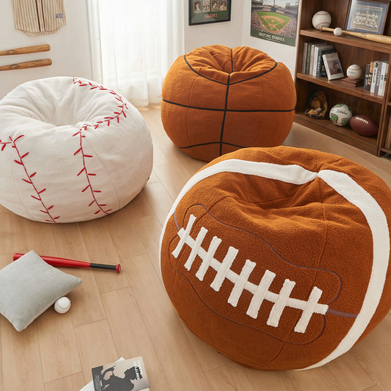 Extra Large Bean Bag Chair with Removable Cover, Memory Foam Filler Included, Plush Microfiber Lounger for Living Room, Bedroom and Game Room