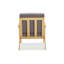Chaise longue Cue en chêne naturel gris-2054935021