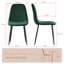 Velvet Modern Upholstered Dining Chair  -1335829241