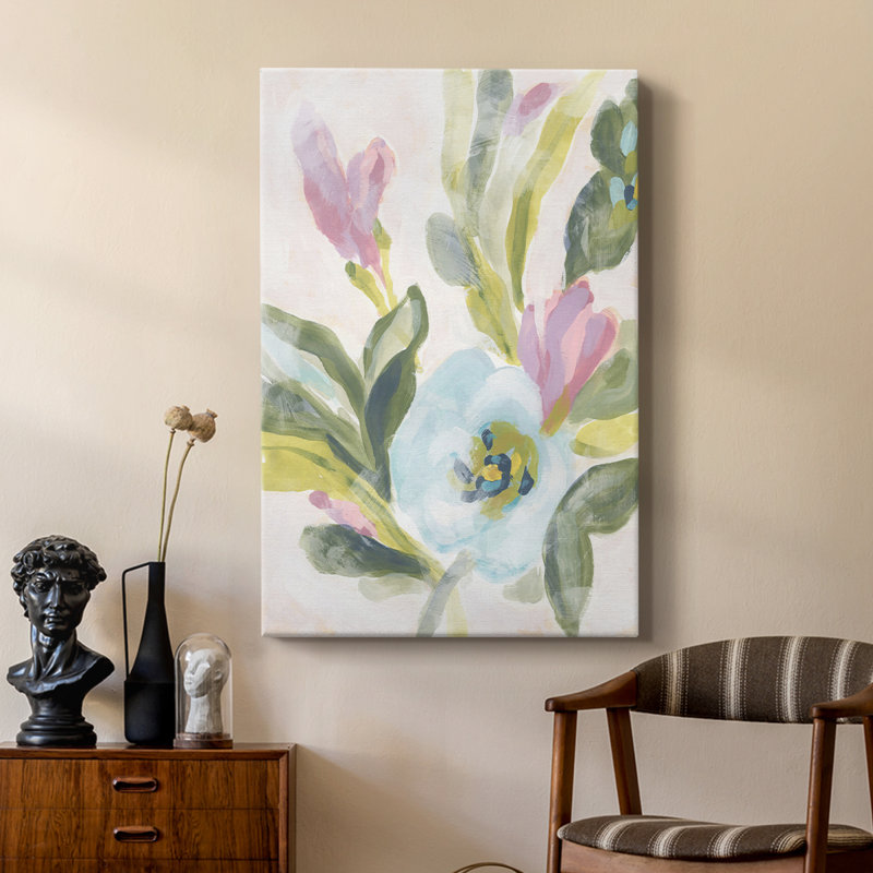 Floral Breeze Fresco II - galerie Cavas sur mesure, H 60 po x l 40 po