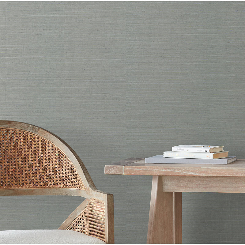 Papier peint en peluche et sisal Weatherhill, Ardoise