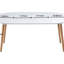 Table extensible, table à manger, table de bureau, table basse, pieds en bois