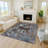Machine Washable Indoor/Outdoor Kaczor ACN2225 Floral Rug-1554943493