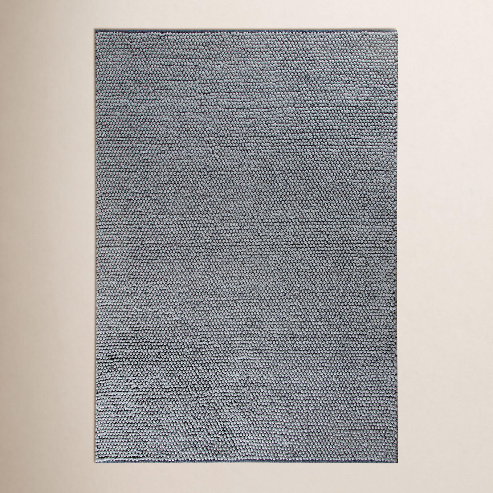 Kiersten Gray Hand-Hooked Rug, Rectangle 5' x 7'