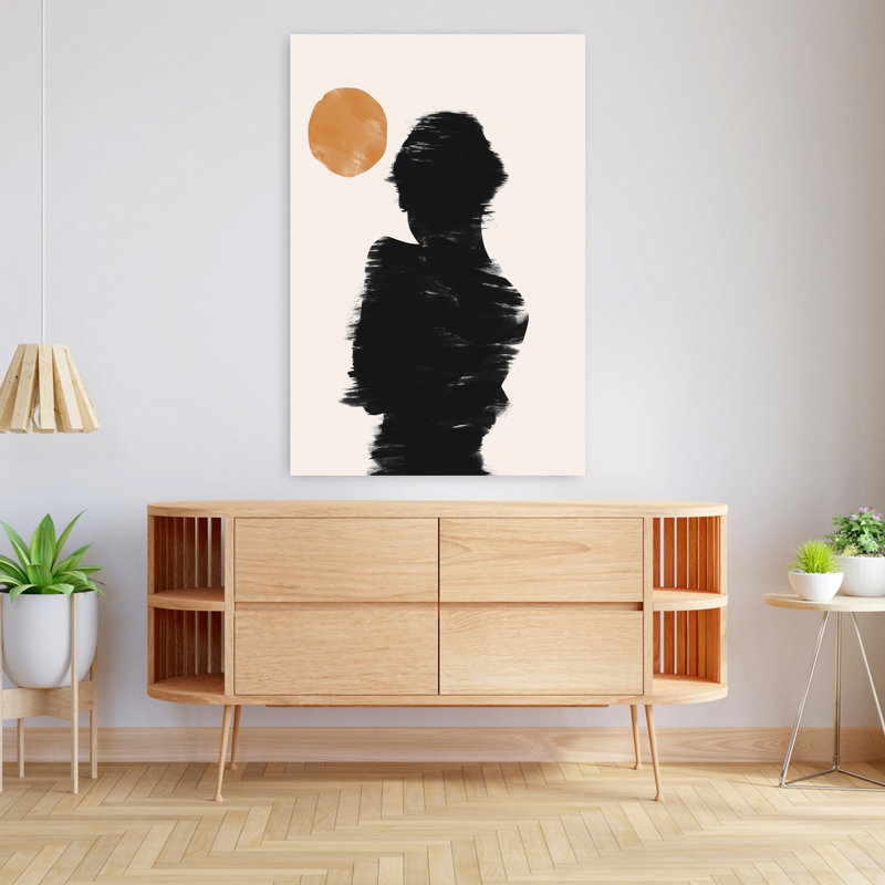 Art contemporain, art contemporain abstrait, H 48 po x l 32 po