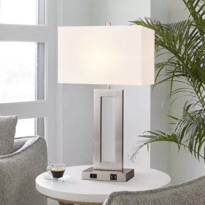 Leanore Metal USB Table Lamp