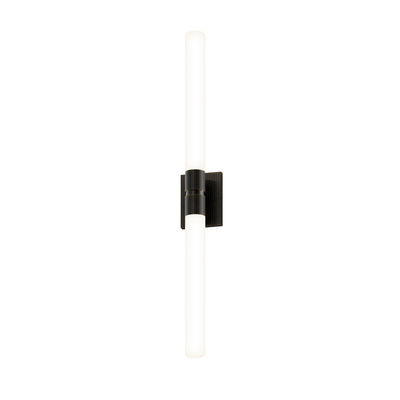 Scepter Dimmable LED Bath Bar, Black Brass, 4000K