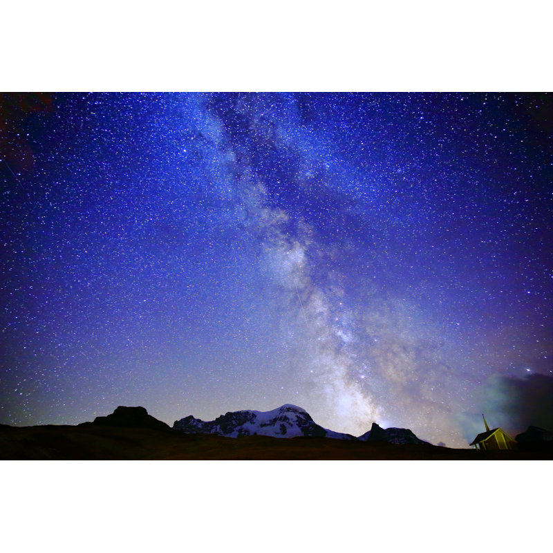 Milky Way Galaxy - Wrapped Canvas Print, 51cm H x 76cm W x 3.8cm D