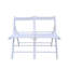 CHAISE PLIABLE - 2 / S, STYLE PLIABLE - BLANC