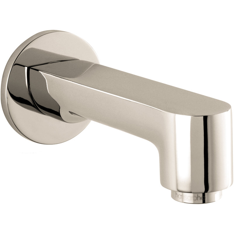 Hansgrohe Metris S Wall Mounted Tub Spout Trim, Polished Nickel