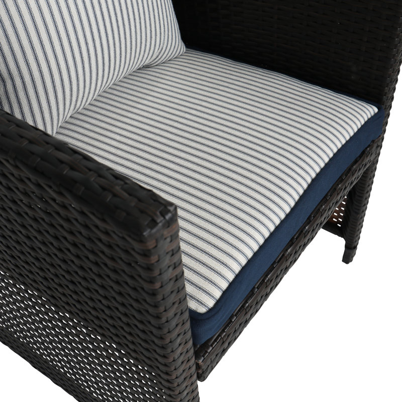 Anslie Outdoor 2'' Dining Chair Seat Cushion