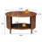 31.5'' Round Coffee Table With Shelf-1531118833