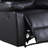 Eilbra Black Synthetic Leather Power Motion Recliner-2083440915