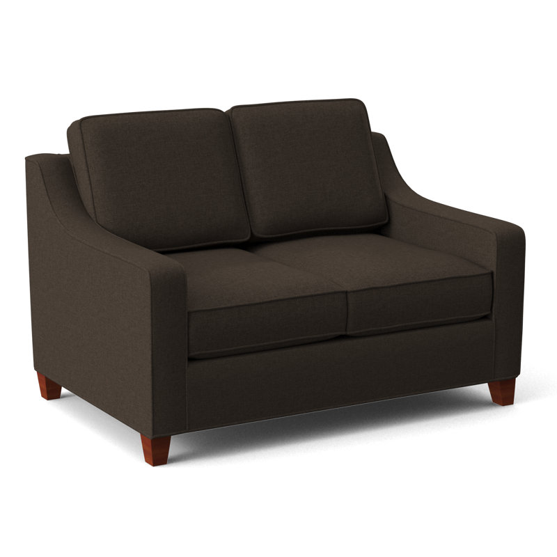 Clark 54" Square Arm Sofa Bed, BM Cherry, Dorset Camel