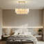 Cataleya Modern 39.4" 4-Tiers Alabaster Rectangle Brass Kitchen Island Chandelier