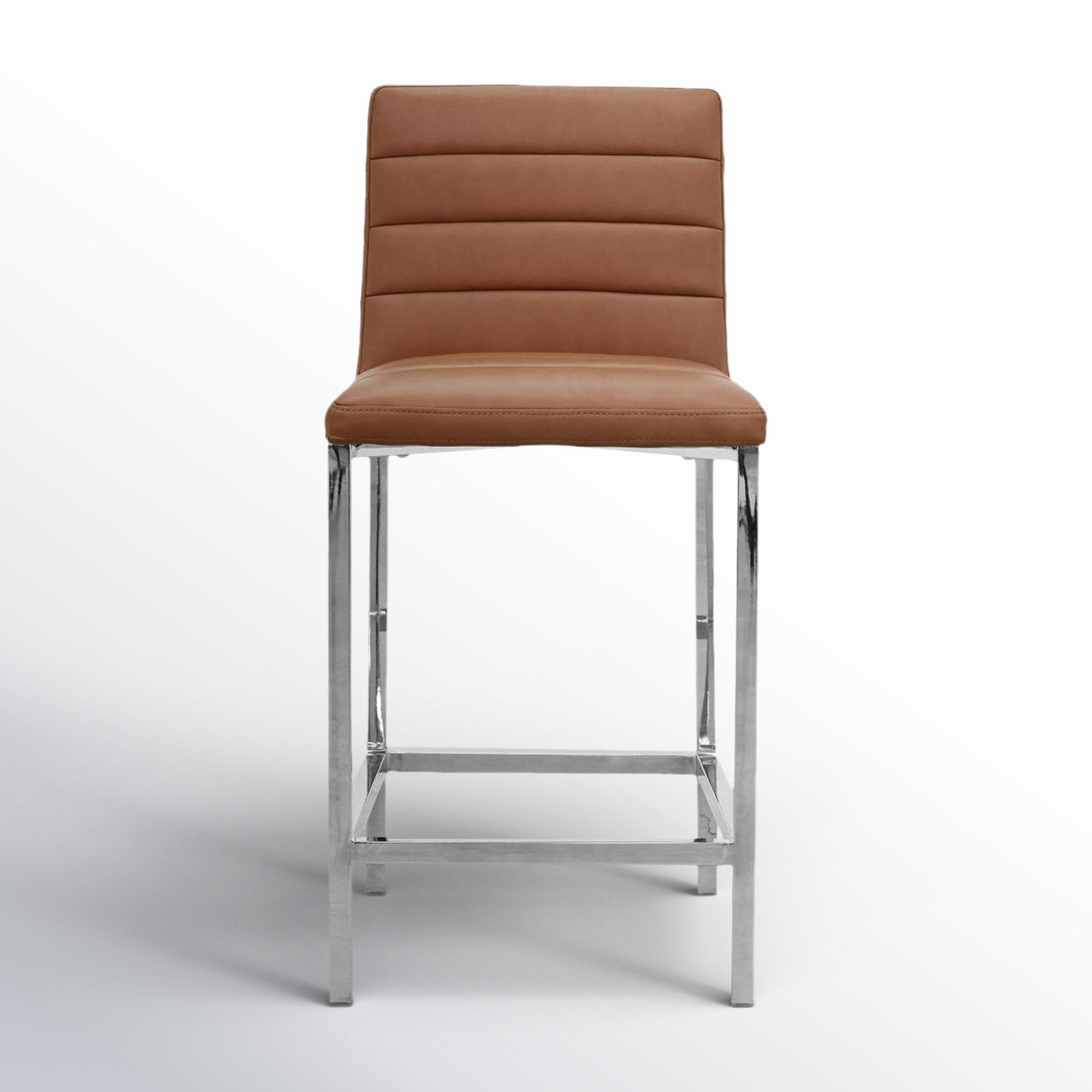 Misa Bar Stool, Cognac, Counter Stool (26" Seat Height)