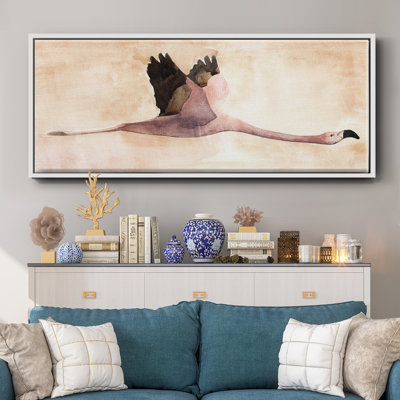 Touching Down II- Framed Canvas