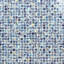 Carreau de mosaïque en verre à bord droit pour piscine 0,9 po x 0,9 po-109069845