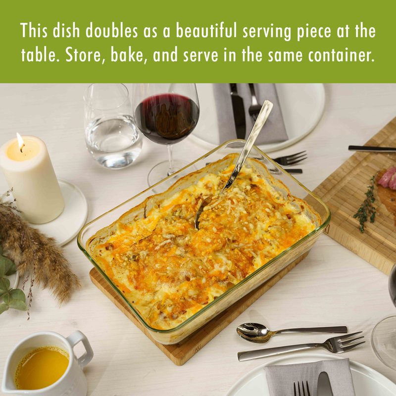 Fresh & Save Glass Gratin Dish Food Storage Container