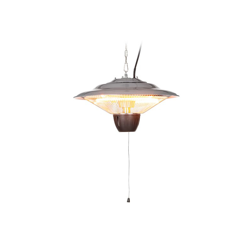 Piper 40000 Electric Hanging Patio Heater, Silver