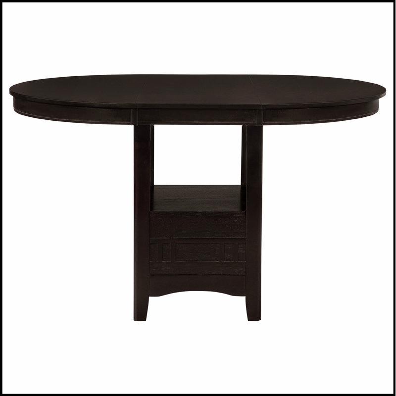 Table de salle à manger Hester Chestnut, H 36 po x L 60 po x l 42 po, Châtaigne, Espresso