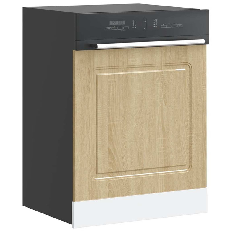 Dishwasher Panel Kalmar Artisan Oak 1.5X67 Cm Engineered Wood, Sonoma Oak, 67cm H x 60cm W x 1.5cm D